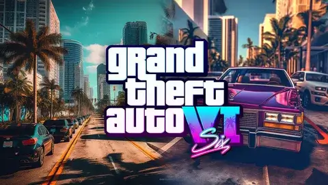 GTA VI oyunu şehir ve araç sahnesi