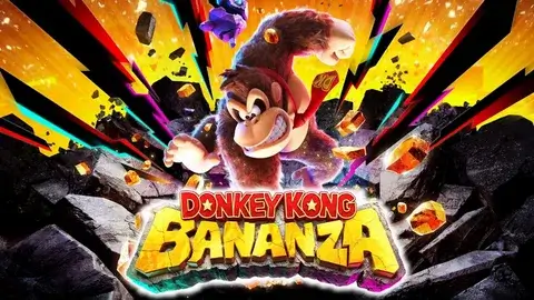 Donkey Kong Bananza oyunu platform sahnesi